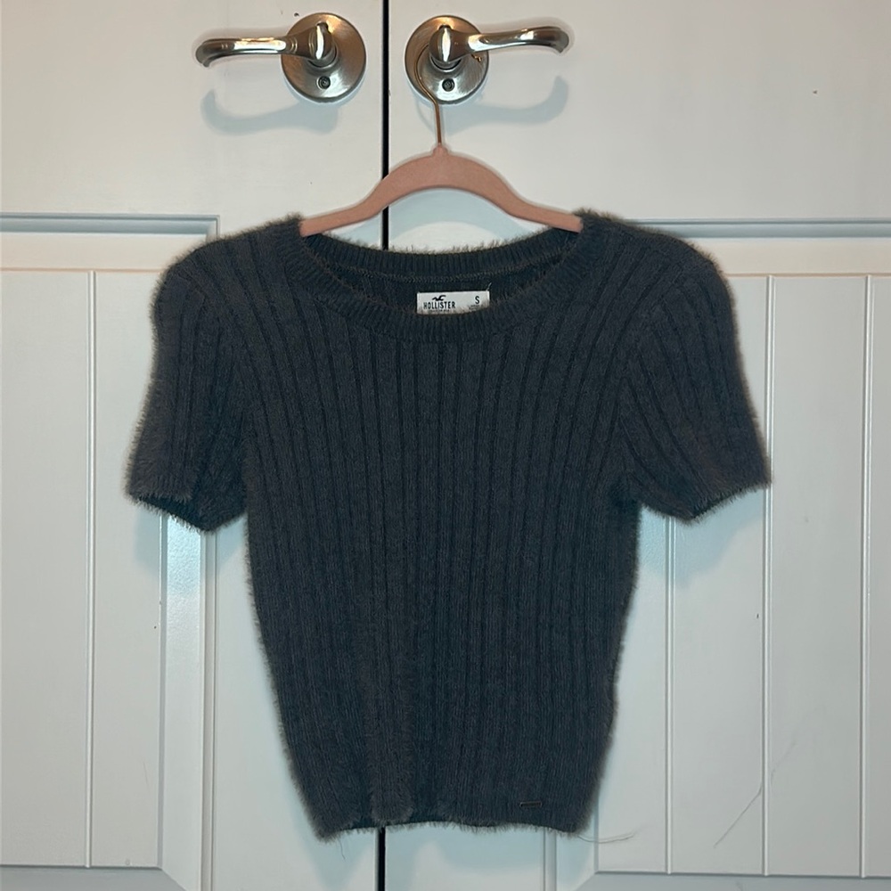 Hollister Fuzzy Sweater Top